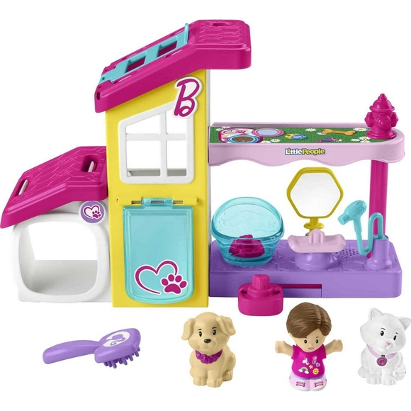 Fisher-Price Other - Fisher-Price Little People Barbie Play and Care Pet Spa Musical Toddler Playset.